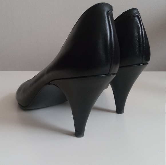 👠🖤Black Open Toe Heels | Nicole | Size 8.5 - Picture 5 of 13